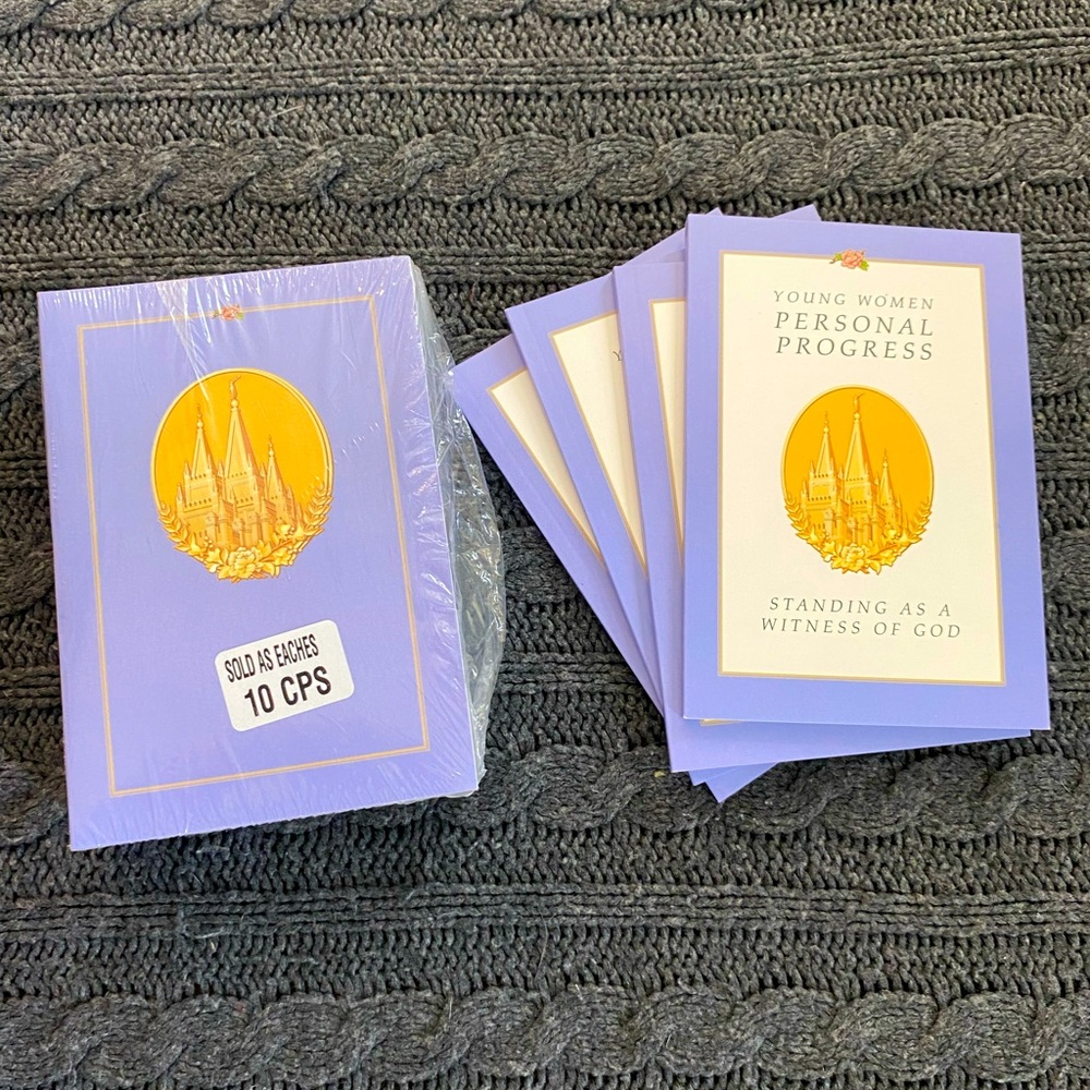 Young woman, personal progress journal